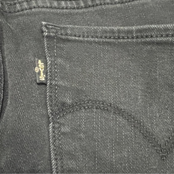 Levi's Women's 311 Shaping Skinny Jeans Black Stretch Denim Size 32 X 29.5 - Picture 6 of 10